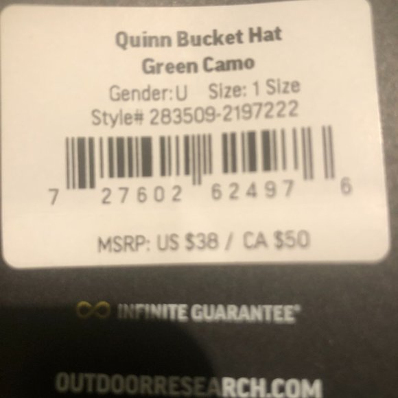 Camo Bucket Hat by Outdoor Research - Picture 3 of 5